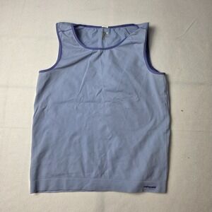 Patagonia Capilene women's tank seamless blue purple large